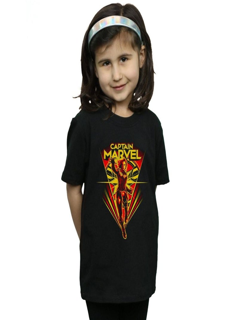 Marvel - T-shirt FLYING Noir - Kiabi