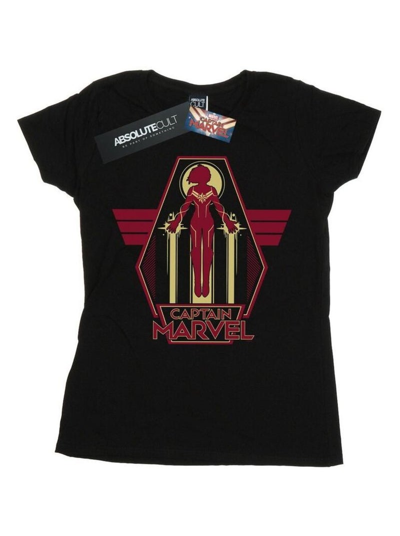 Marvel - T-shirt FLYING WARRIOR Noir - Kiabi