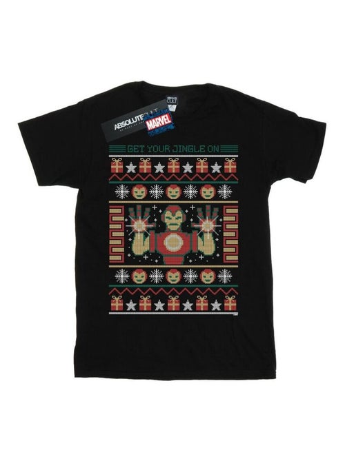Marvel - T-shirt GET YOUR JINGLE ON - Kiabi Marvel - T-shirt GET YOUR JINGLE ON - Kiabi