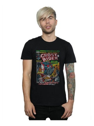 Marvel - T-shirt GHOST RIDER DISTRESSED SPOTLIGHT