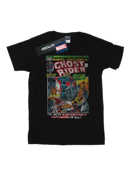 Marvel - T-shirt GHOST RIDER DISTRESSED SPOTLIGHT - Kiabi