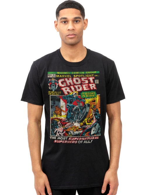 Marvel - T-shirt GHOST RIDER IS BORN - Kiabi