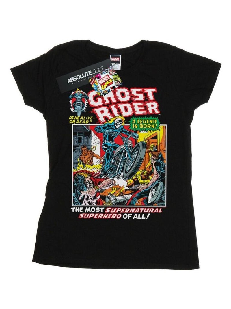 Marvel - T-shirt GHOST RIDER Noir - Kiabi