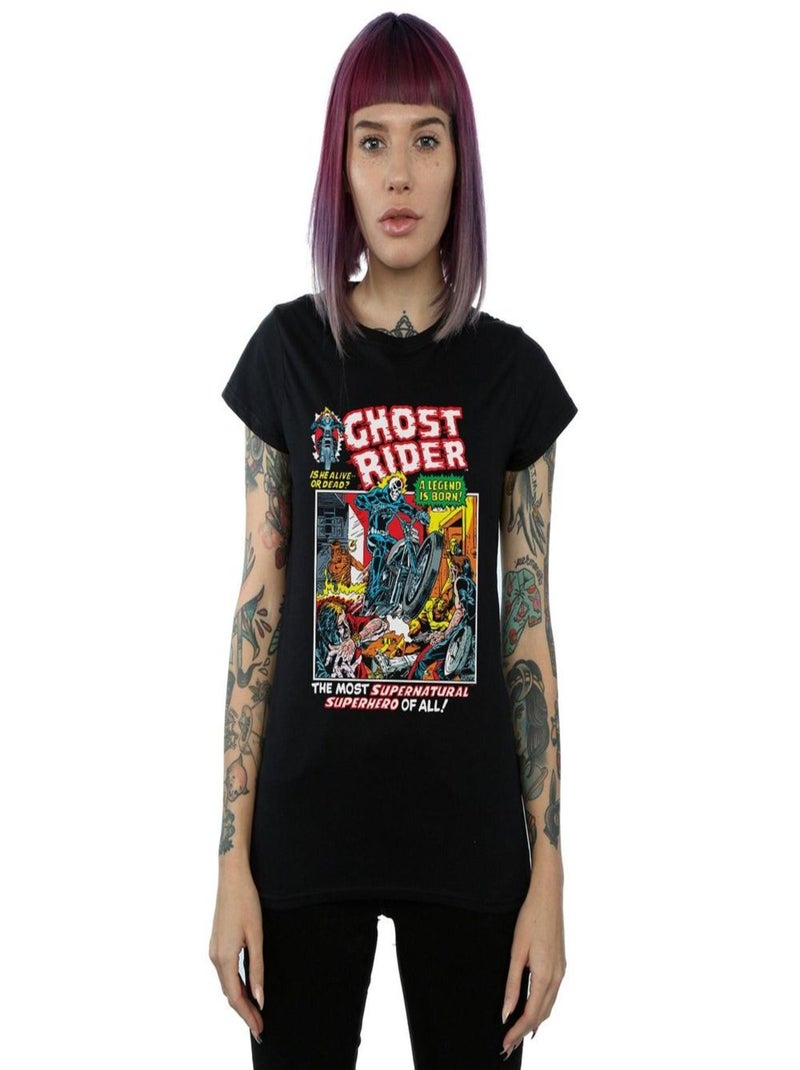 Marvel - T-shirt GHOST RIDER Noir - Kiabi