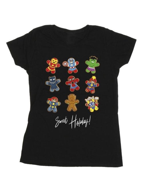Marvel - T-shirt GINGERBREAD AVENGERS - Kiabi Marvel - T-shirt GINGERBREAD AVENGERS - Kiabi