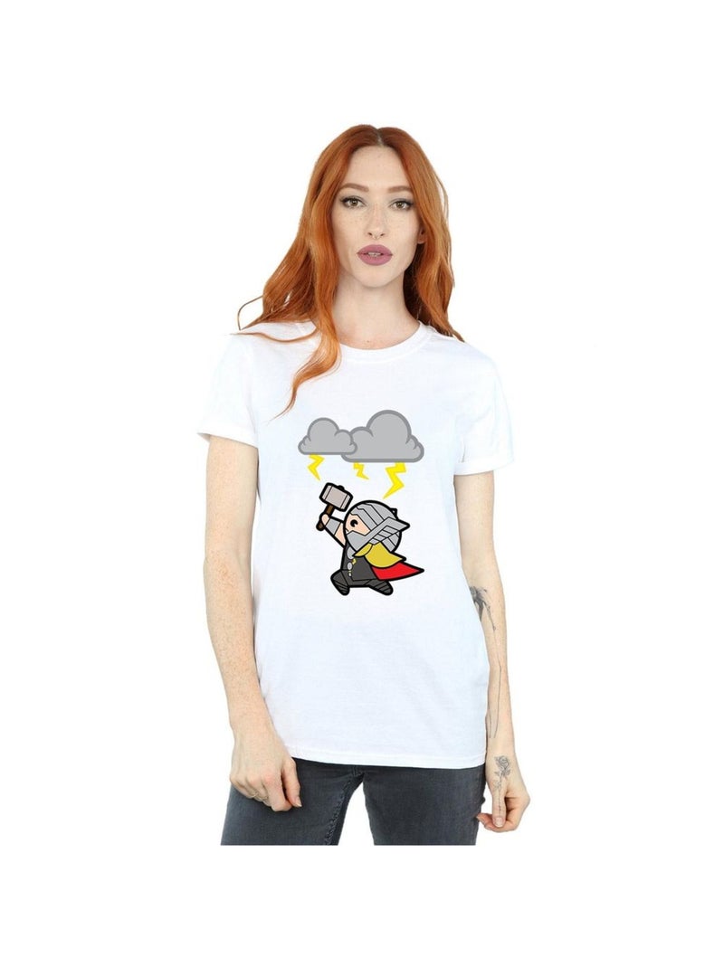 Marvel - T-shirt GOD OF THUNDER Blanc - Kiabi