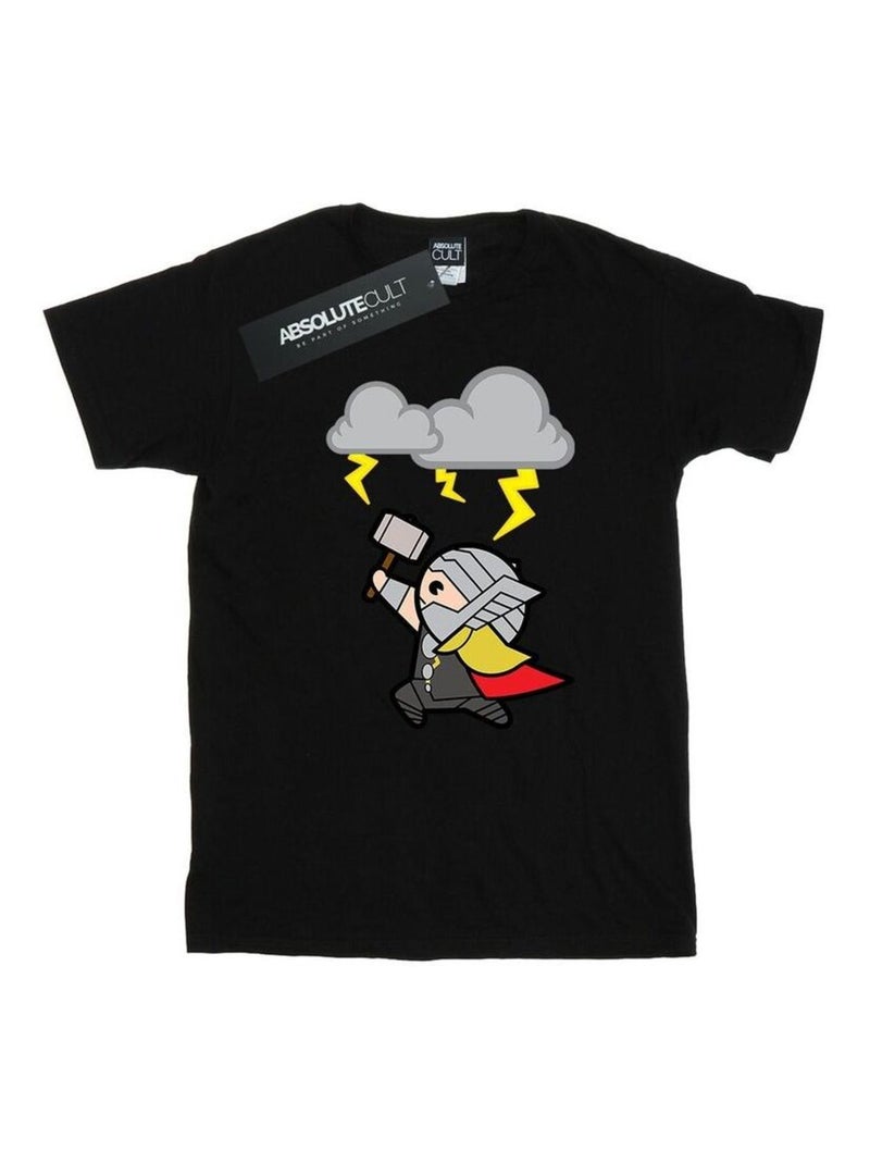 Marvel - T-shirt GOD OF THUNDER Noir - Kiabi
