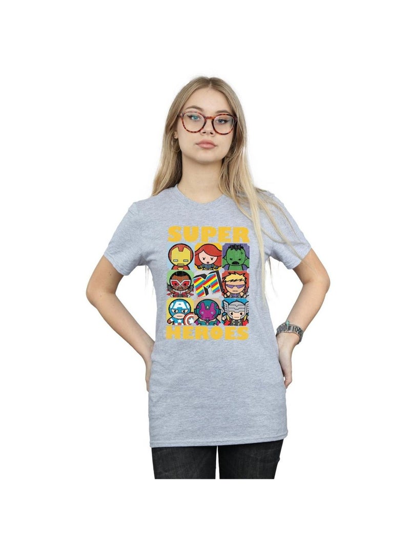 Marvel - T-shirt Gris chiné - Kiabi