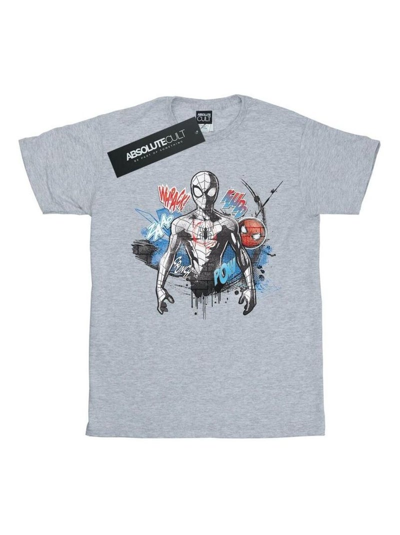 Marvel - T-shirt Gris chiné - Kiabi