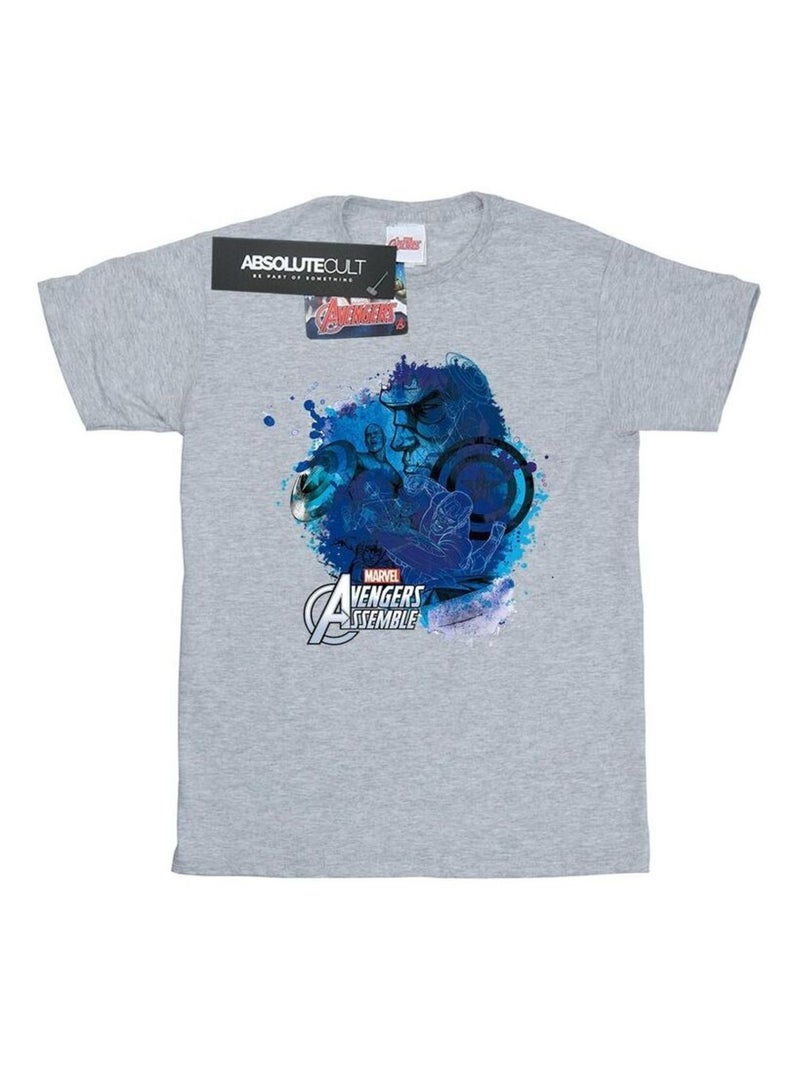 Marvel - T-shirt Gris chiné - Kiabi