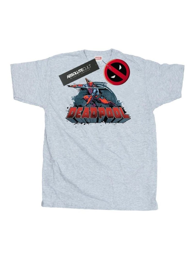 Marvel - T-shirt Gris chiné - Kiabi