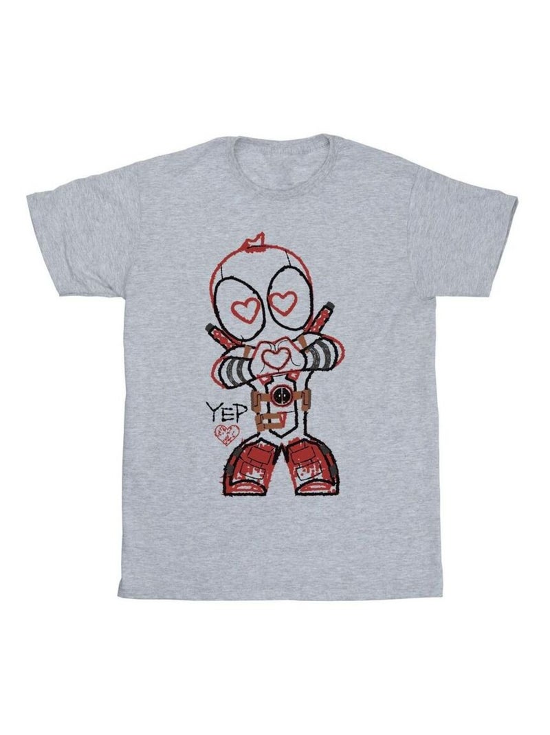Marvel - T-shirt Gris chiné - Kiabi