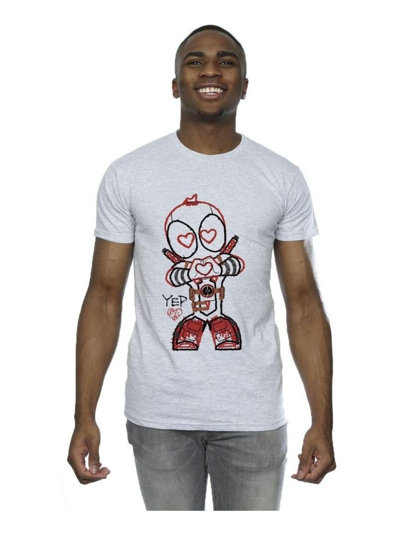 Marvel - T-shirt Gris chiné - Kiabi