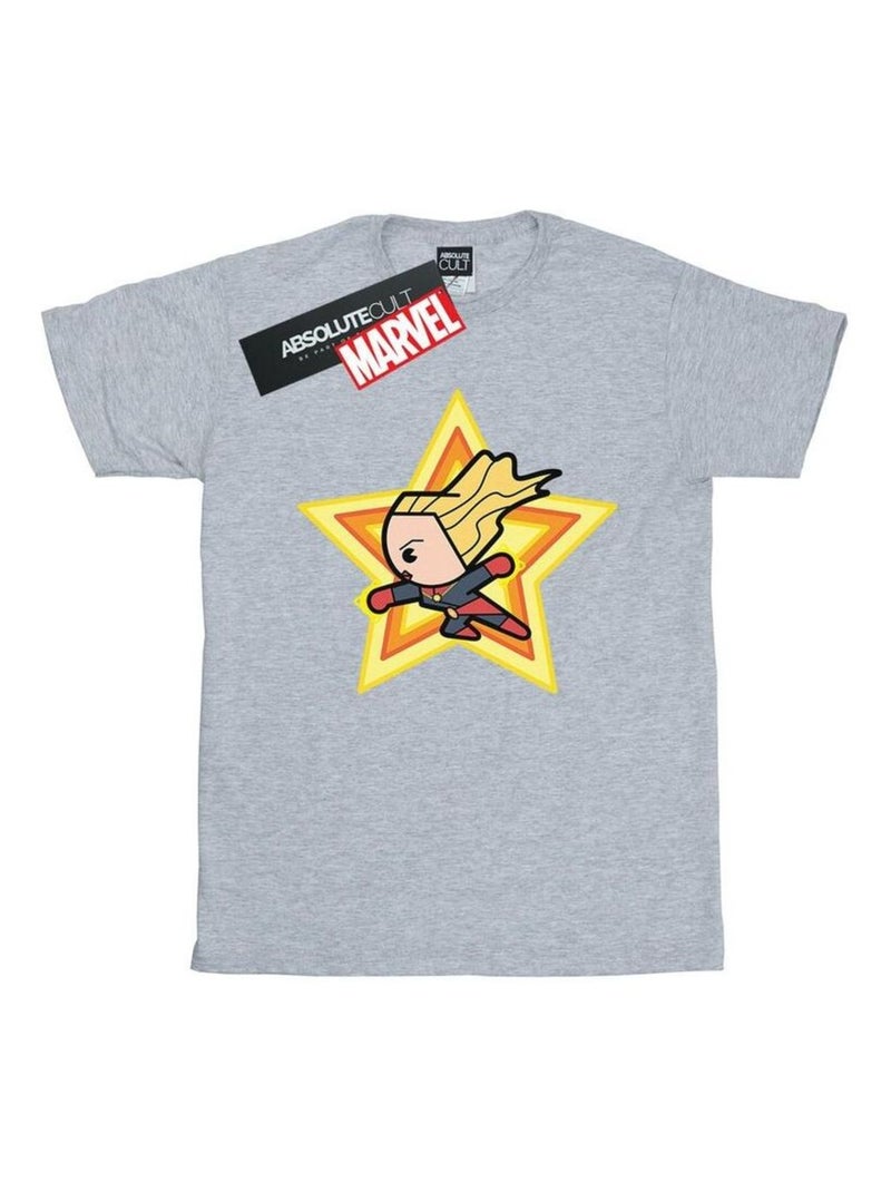 Marvel - T-shirt Gris chiné - Kiabi