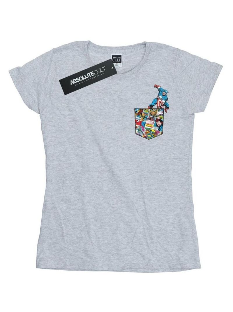 Marvel - T-shirt Gris chiné - Kiabi