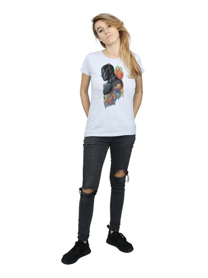 Marvel - T-shirt Gris chiné - Kiabi