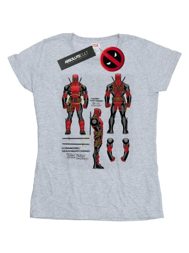 Marvel - T-shirt Gris chiné - Kiabi
