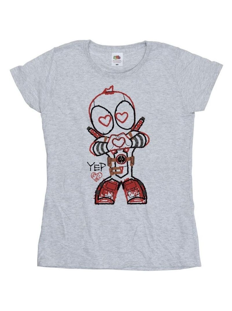 Marvel - T-shirt Gris chiné - Kiabi