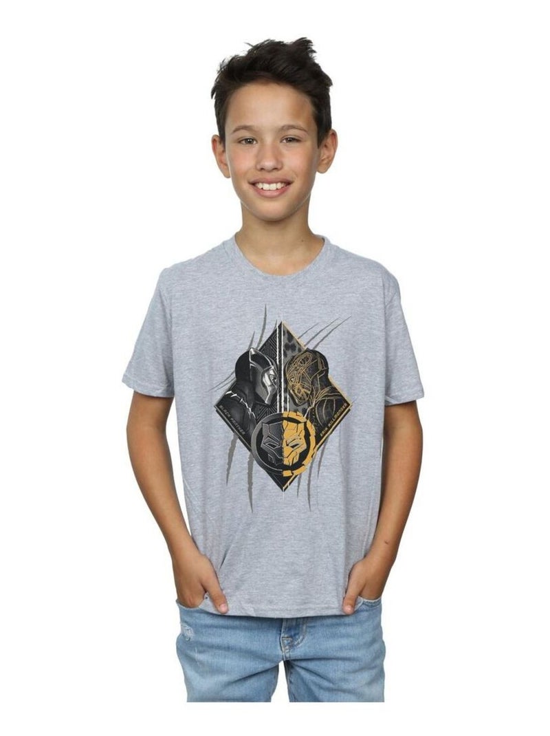 Marvel - T-shirt Gris chiné - Kiabi
