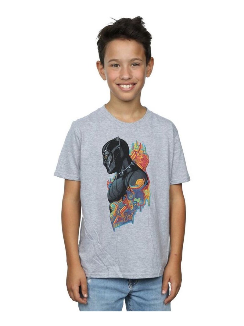 Marvel - T-shirt Gris chiné - Kiabi