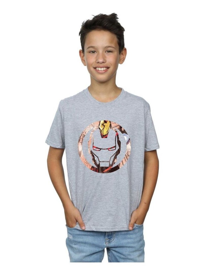 Marvel - T-shirt Gris chiné - Kiabi