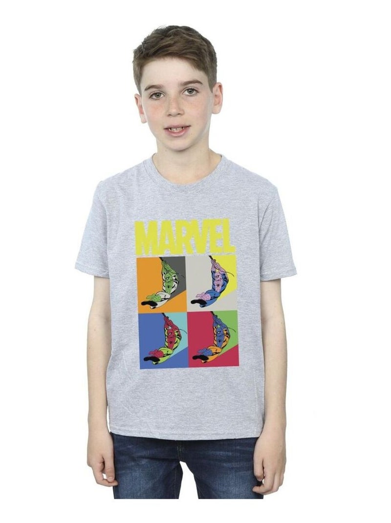 Marvel - T-shirt Gris chiné - Kiabi