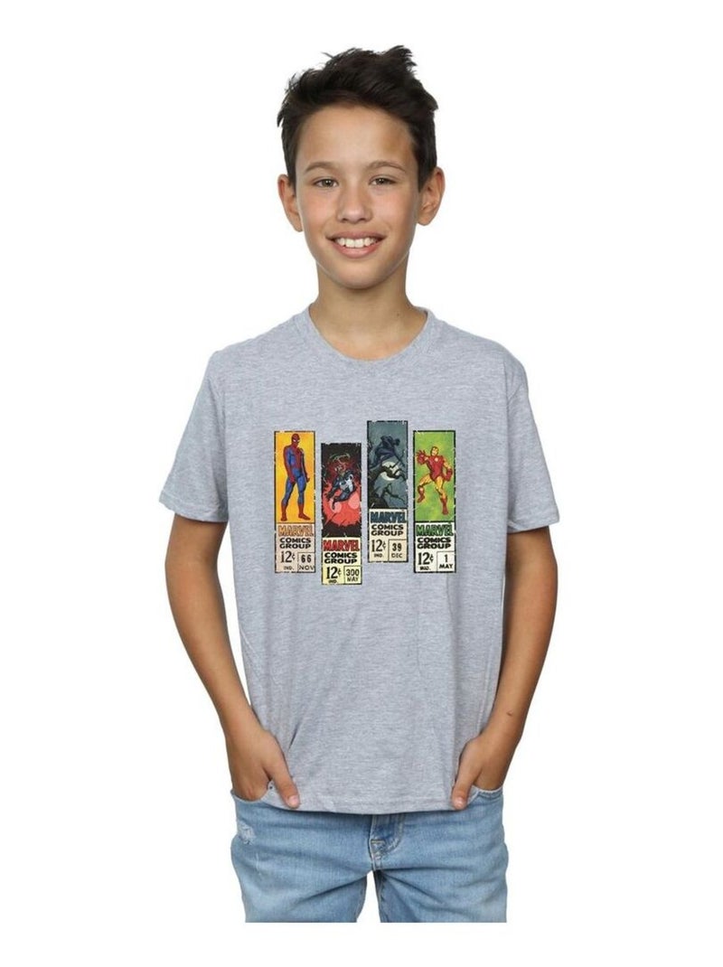 Marvel - T-shirt Gris chiné - Kiabi