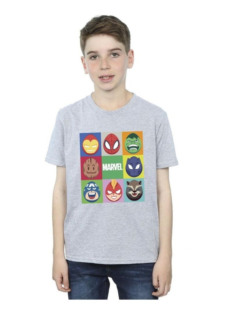 Marvel - T-shirt Gris chiné - Kiabi