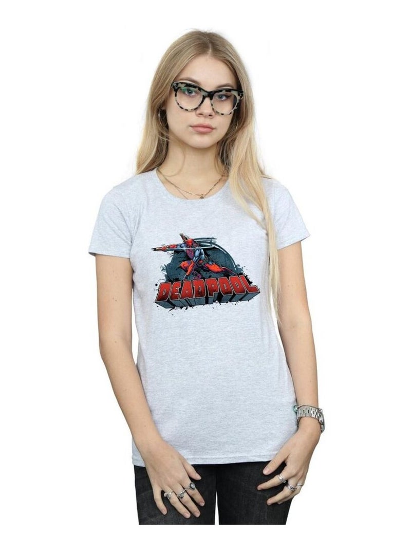 Marvel - T-shirt Gris chiné - Kiabi