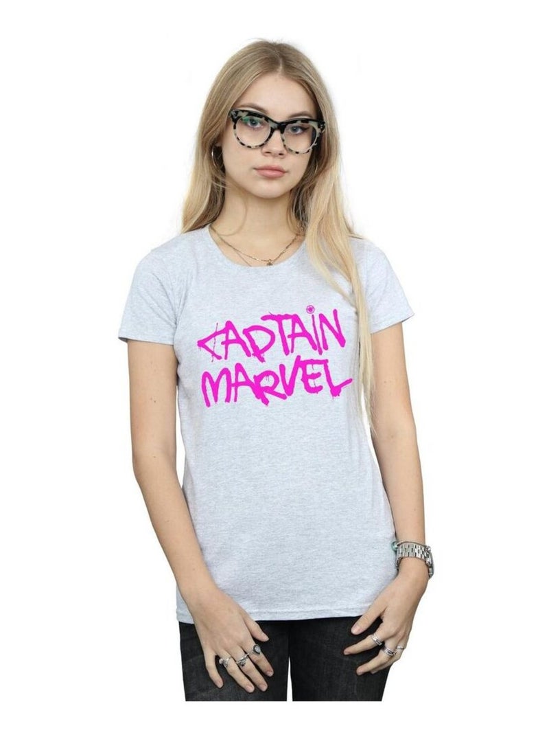 Marvel - T-shirt Gris chiné - Kiabi