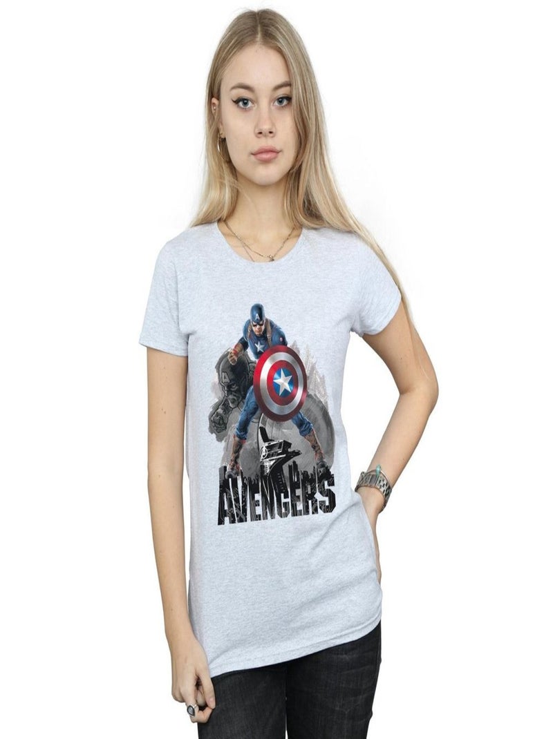 Marvel - T-shirt Gris chiné - Kiabi