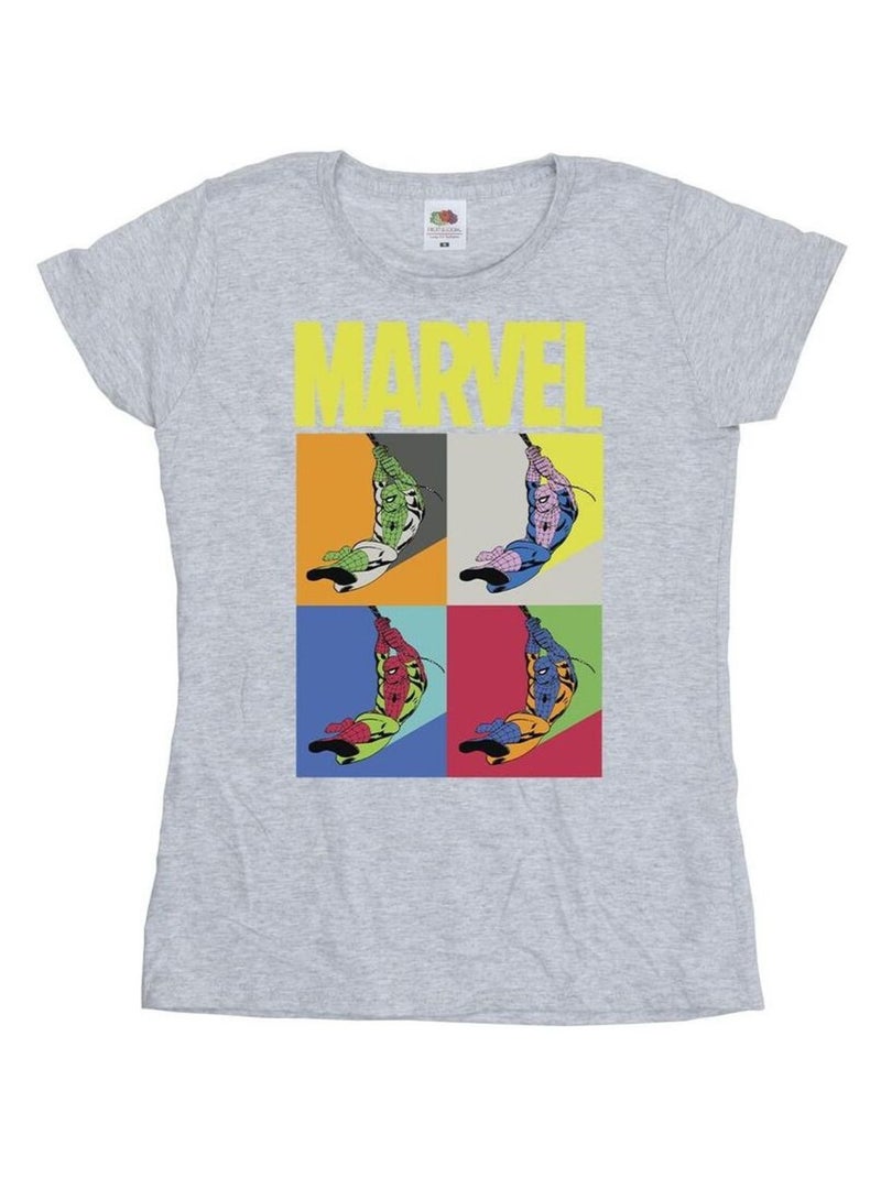 Marvel - T-shirt Gris chiné - Kiabi