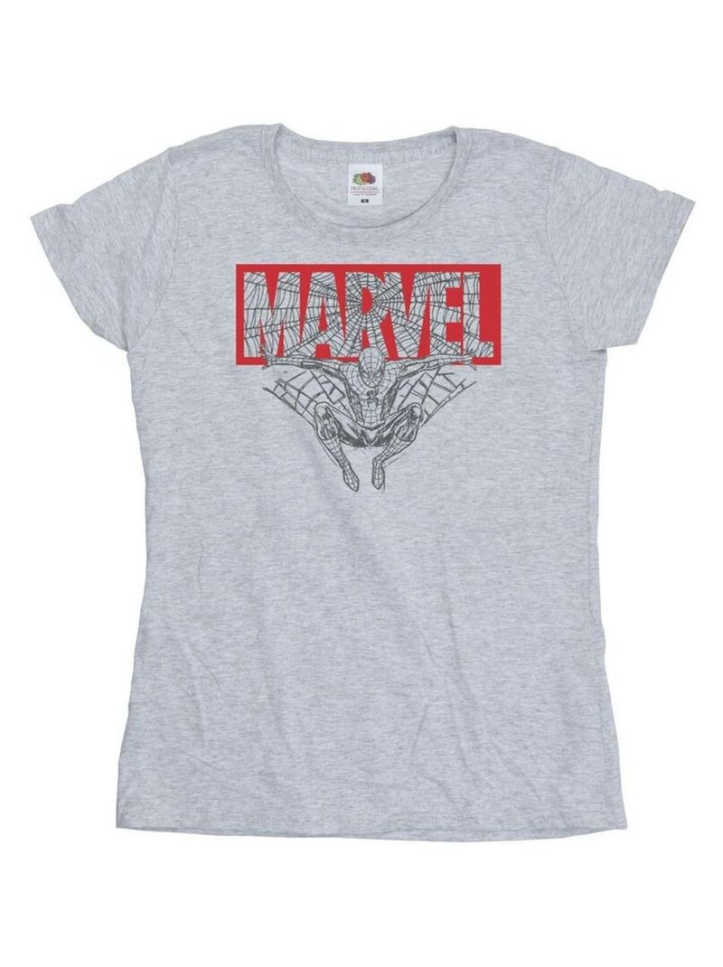 Marvel - T-shirt Gris chiné - Kiabi