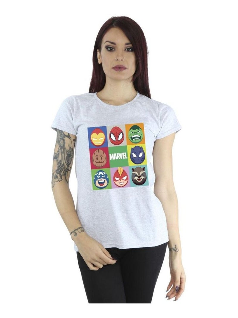 Marvel - T-shirt Gris chiné - Kiabi