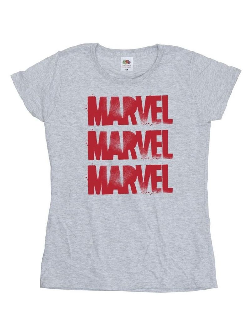 Marvel - T-shirt Gris chiné - Kiabi