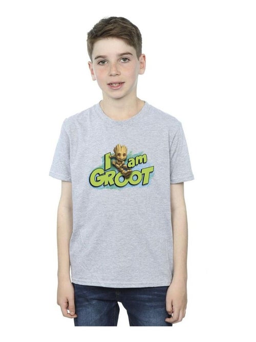 Marvel - T-shirt GUARDIANS OF THE GALAXY AM GROOT - Kiabi