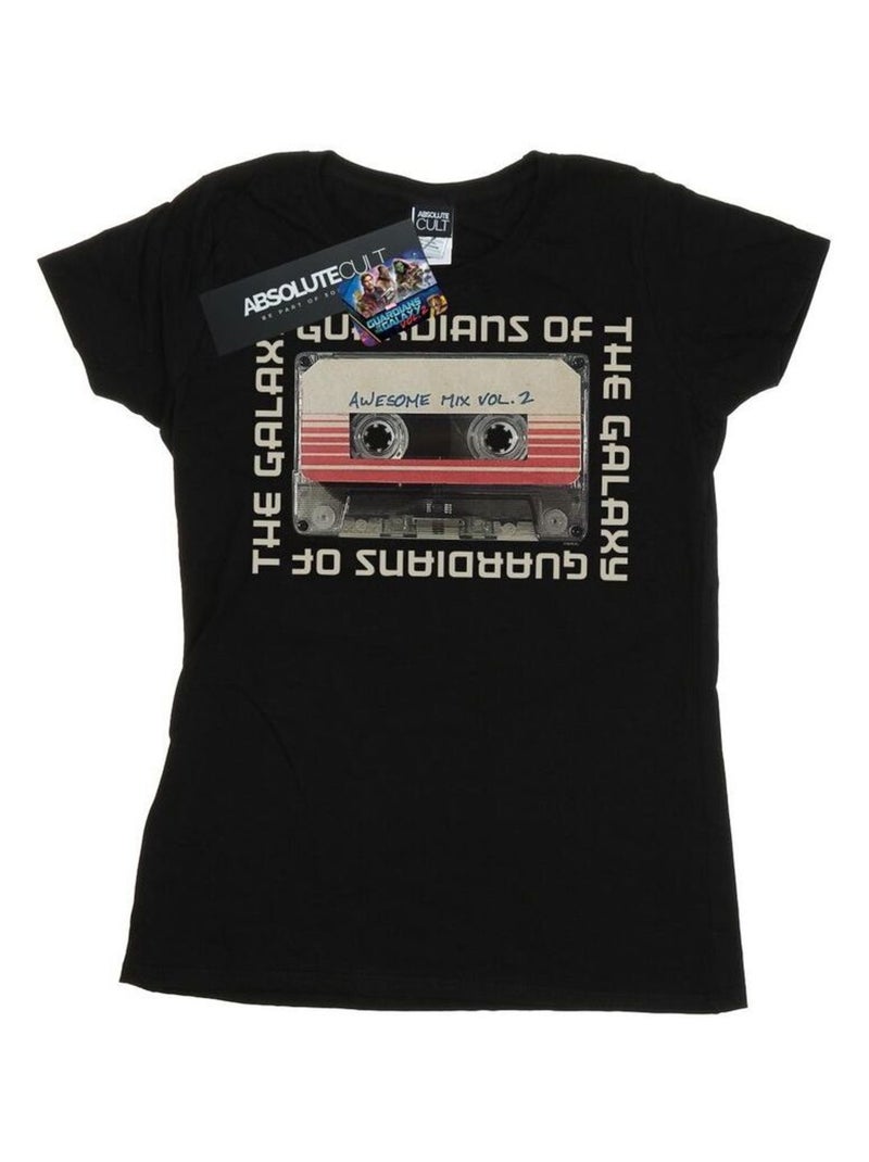 Marvel - T-shirt GUARDIANS OF THE GALAXY AWESOME MIX VOL. Noir - Kiabi