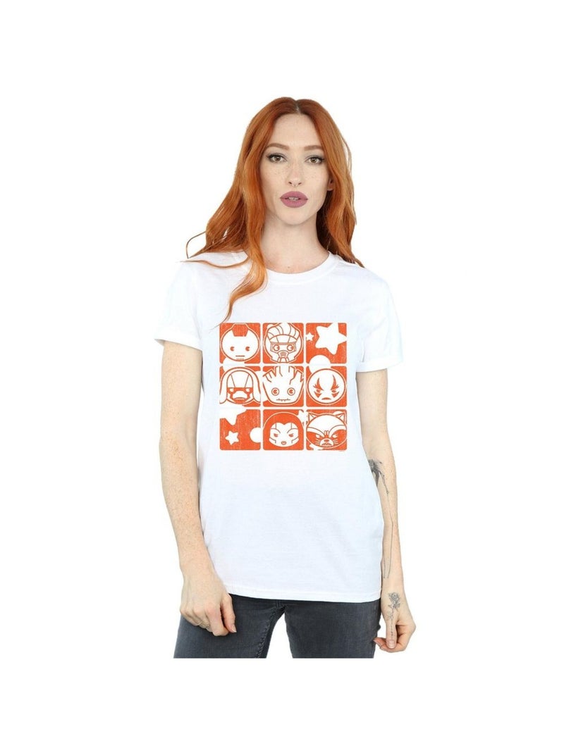 Marvel - T-shirt GUARDIANS OF THE GALAXY Blanc - Kiabi