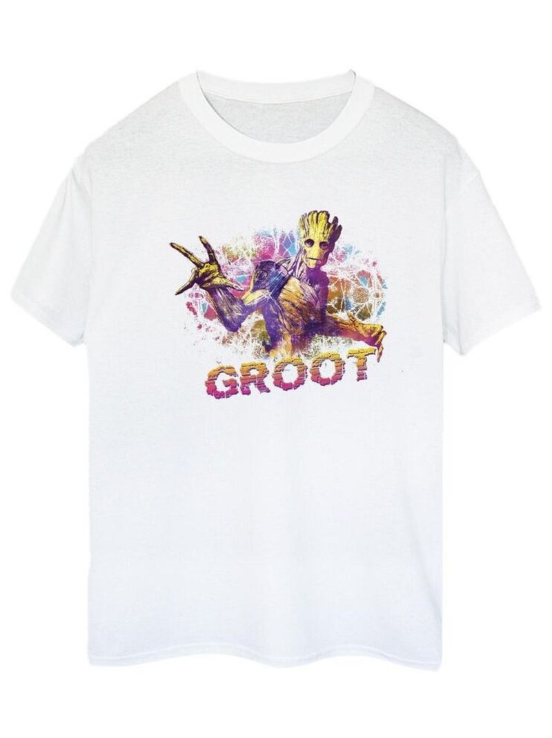 Marvel - T-shirt GUARDIANS OF THE GALAXY Blanc - Kiabi