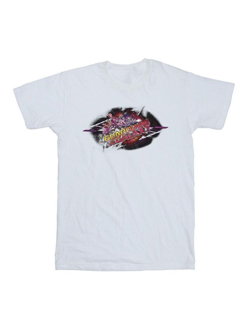 Marvel - T-shirt GUARDIANS OF THE GALAXY Blanc - Kiabi