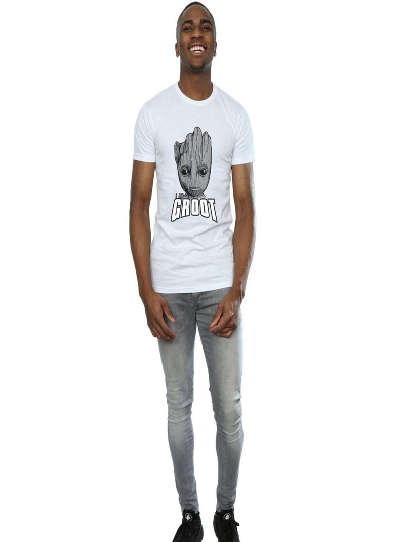 Marvel - T-shirt GUARDIANS OF THE GALAXY Blanc - Kiabi