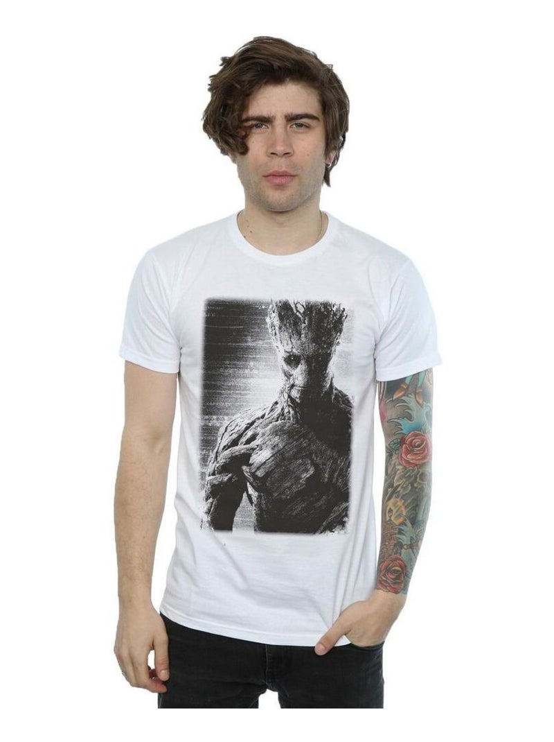 Marvel - T-shirt GUARDIANS OF THE GALAXY Blanc - Kiabi
