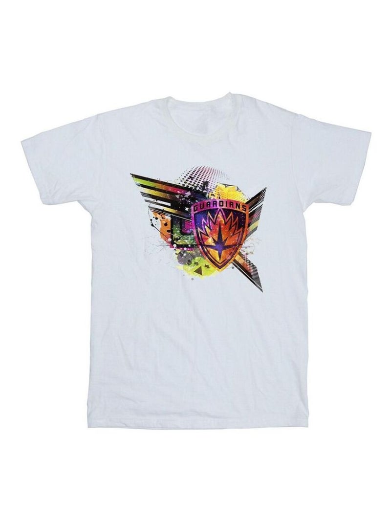 Marvel - T-shirt GUARDIANS OF THE GALAXY Blanc - Kiabi