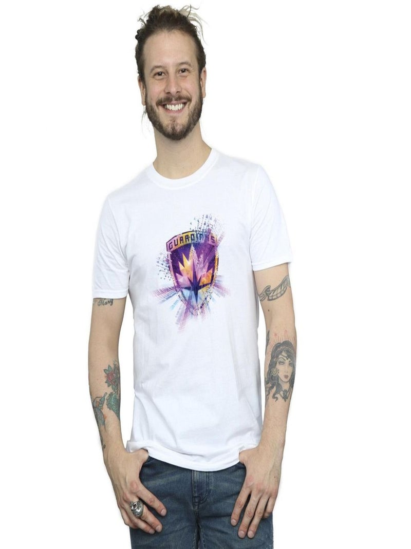 Marvel - T-shirt GUARDIANS OF THE GALAXY Blanc - Kiabi