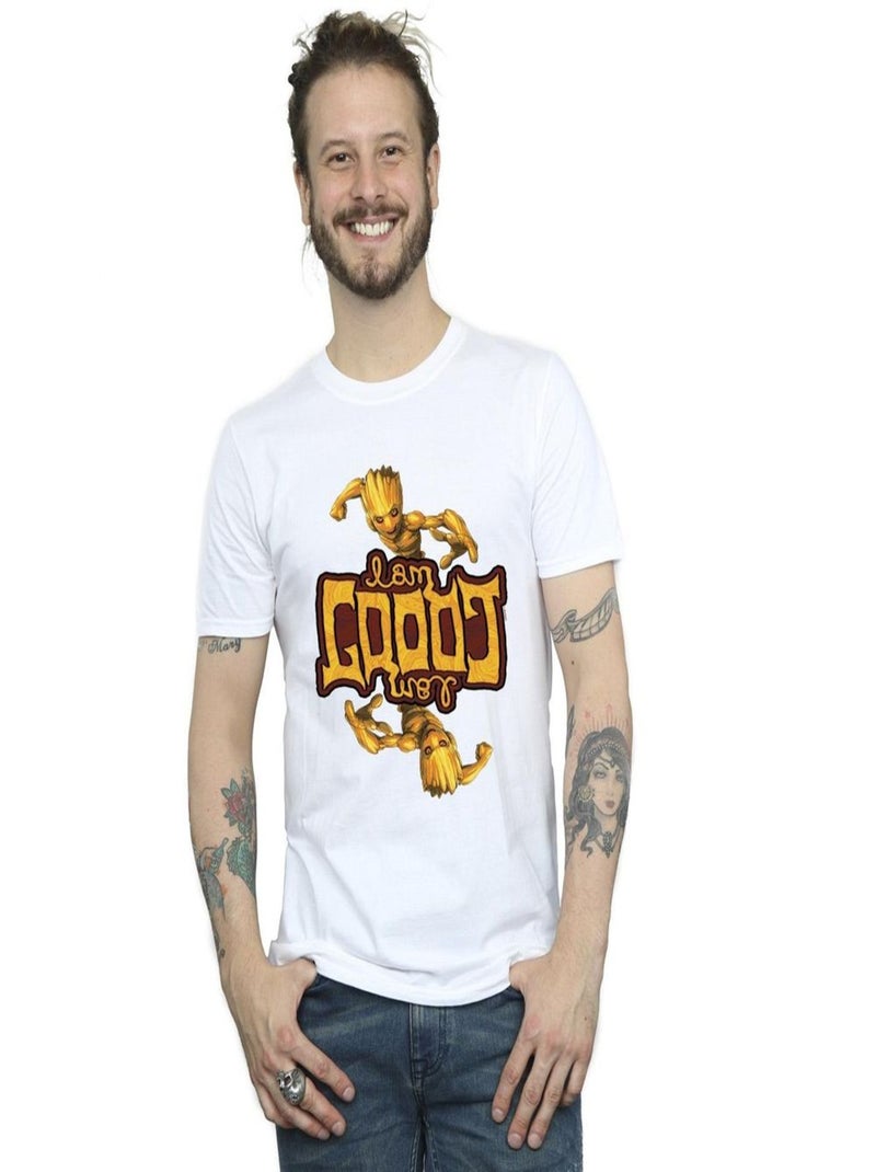 Marvel - T-shirt GUARDIANS OF THE GALAXY Blanc - Kiabi