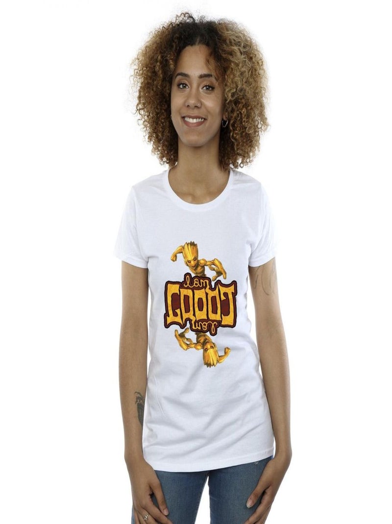 Marvel - T-shirt GUARDIANS OF THE GALAXY Blanc - Kiabi