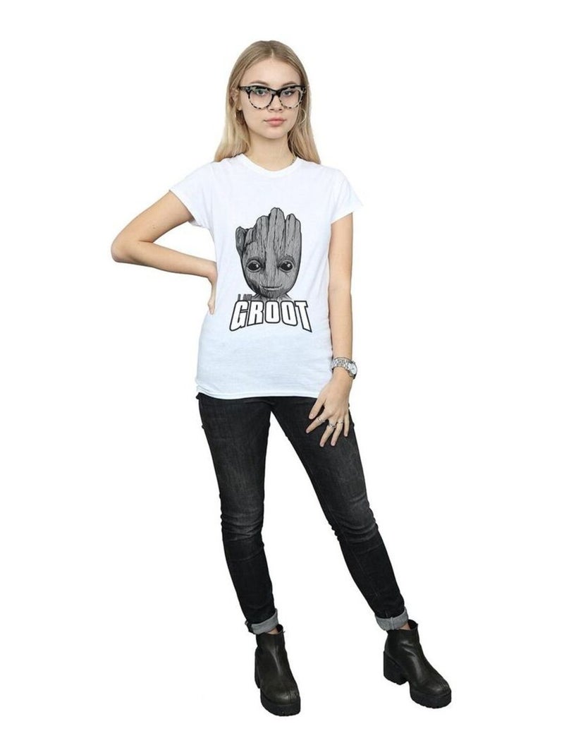 Marvel - T-shirt GUARDIANS OF THE GALAXY Blanc - Kiabi