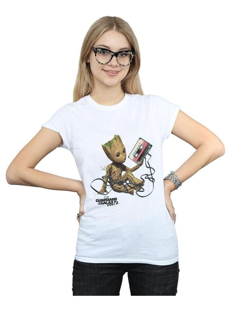 Marvel - T-shirt GUARDIANS OF THE GALAXY Blanc - Kiabi