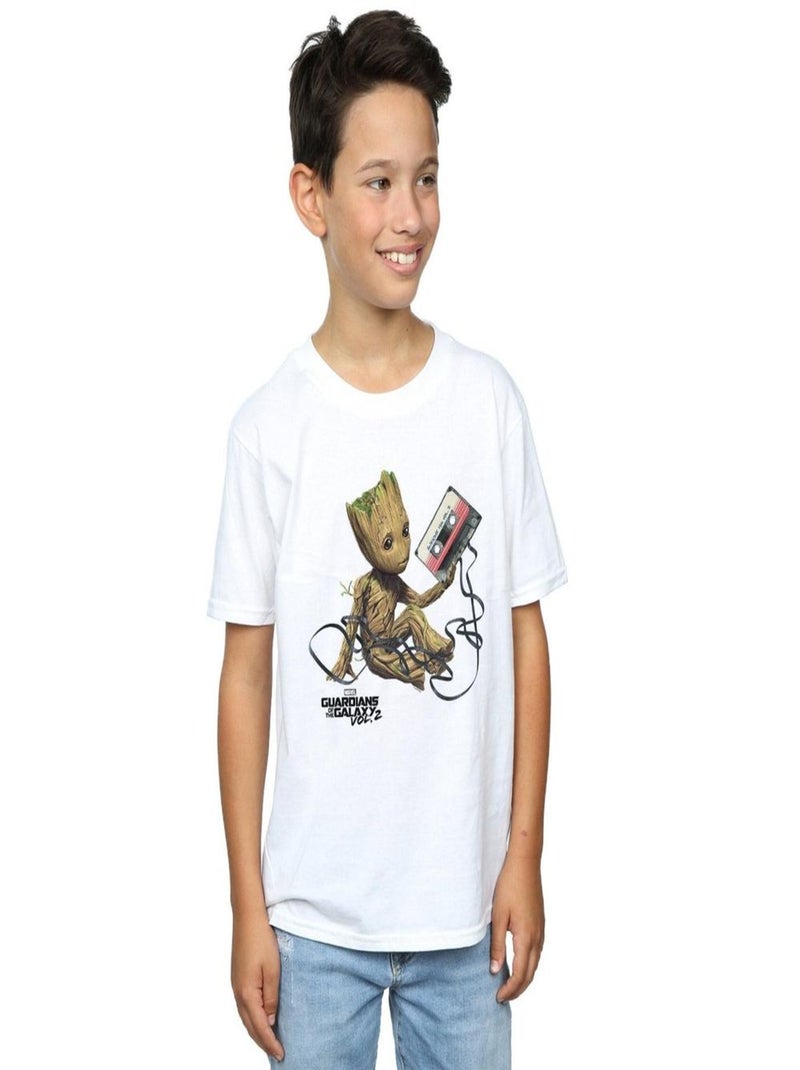 Marvel - T-shirt GUARDIANS OF THE GALAXY Blanc - Kiabi