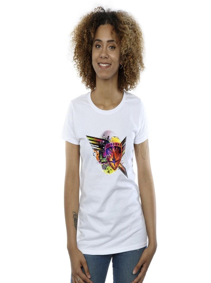 Marvel - T-shirt GUARDIANS OF THE GALAXY Blanc - Kiabi